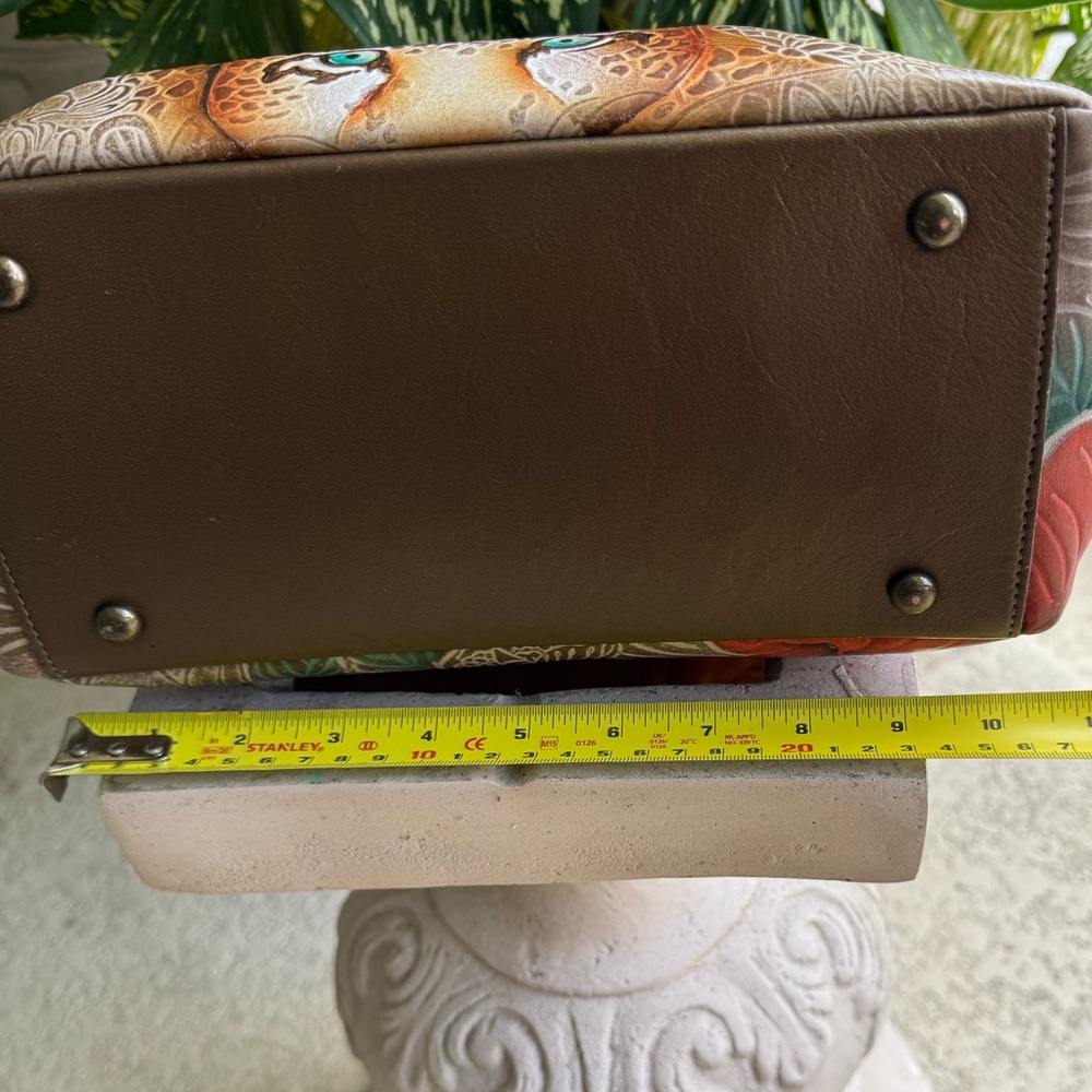 ANUSCHKA Cleopatra's Leopard Print Crossbody Bag - Picture 14 of 16